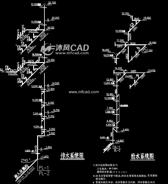 某高层楼建筑设计施工图纸