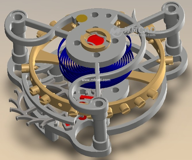 陀飞轮模型包括陀心