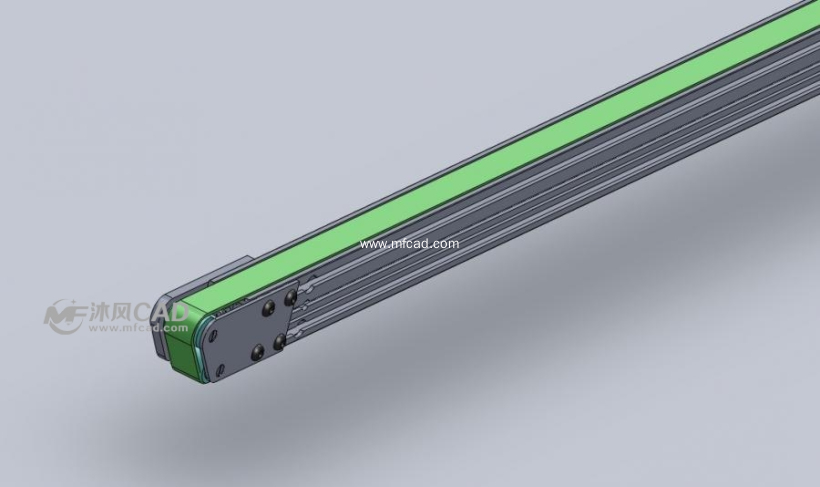 solidworks创建的简易皮带传送装置