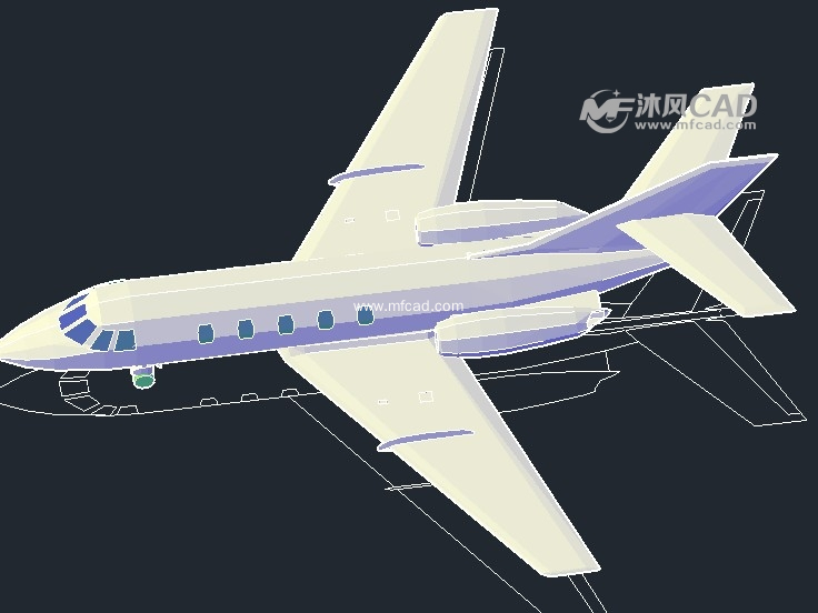 波音737三维外观图纸