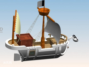 海贼王里黄金梅丽号建模