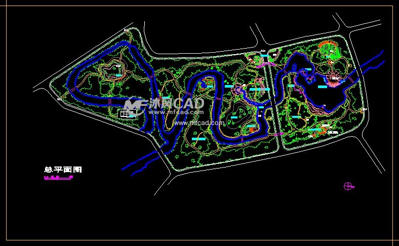 (1/8) 总平面图图纸简介本图纸为永嘉县鹅脯公园详细规划设计图,创造