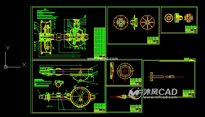 nq1040b驅動橋設計 - 其他autocad機械圖紙 - 沐風圖紙