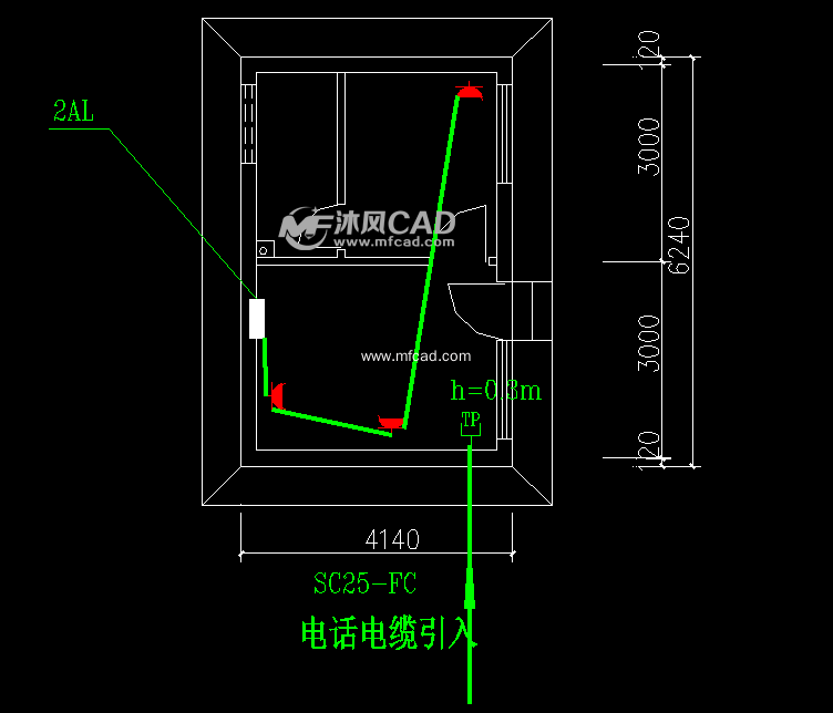 多种照明系统施工图 autocad其他电气图纸下载 沐风图纸