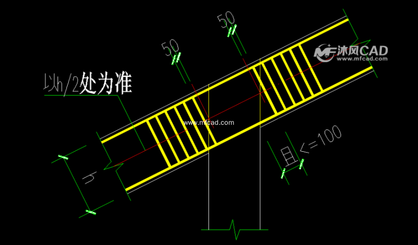 坡屋面梁施工圖製圖規則和構造詳圖