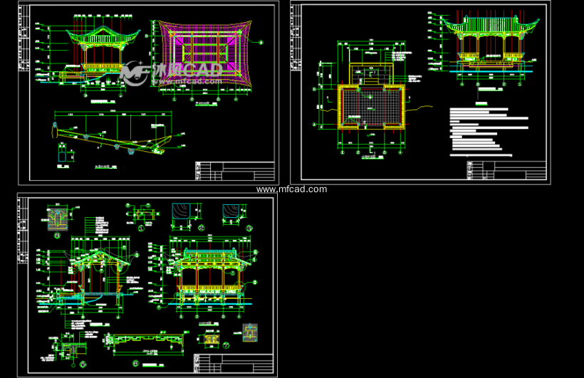 杭州水榭施工图