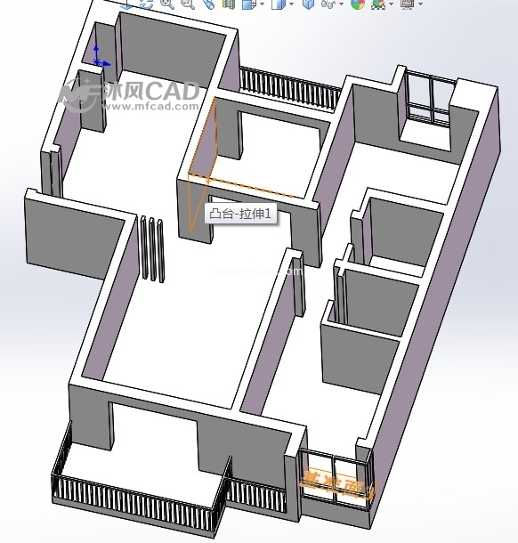 solidwork房子結構圖