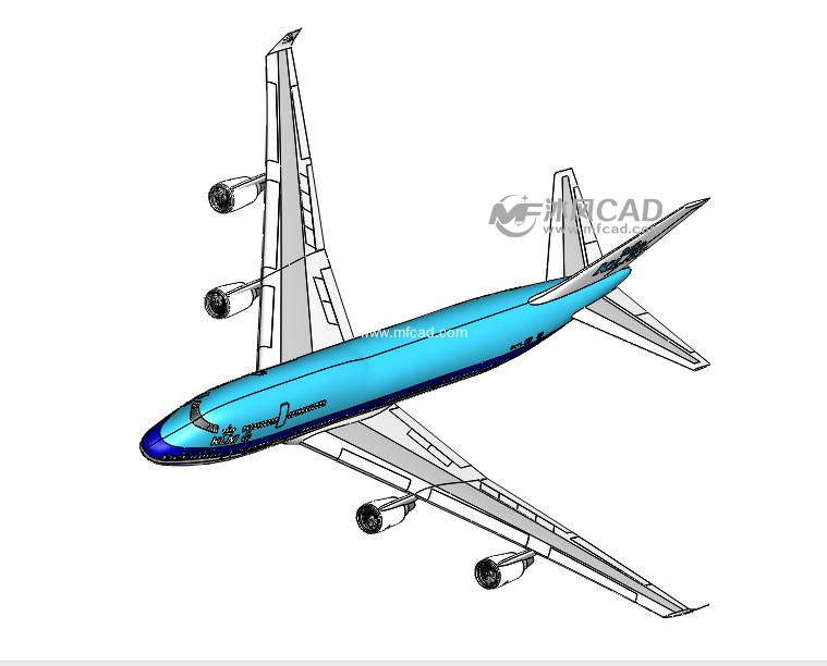 波音747飞机模型