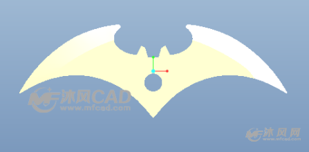 扇形飞刀模型-日常用品图纸-沐风网