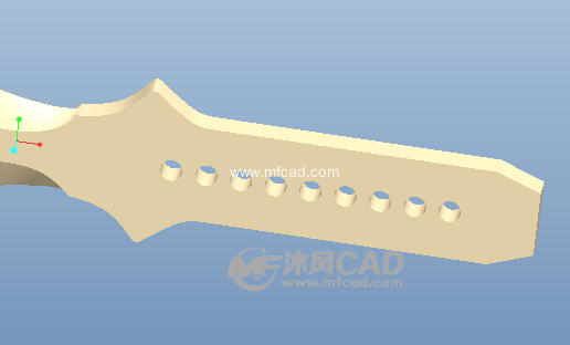 飞刀暗器 - proe军工用品类模型下载 - 沐风图纸