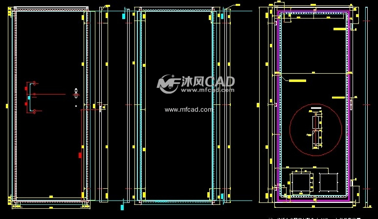 防威图机柜 - 其他autocad机械图纸 - 沐风图纸