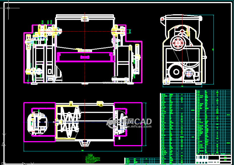 卧式搅拌器结构