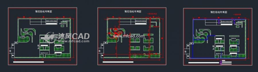 本驾校规划方案完全按照公安部123号:最新要求设计,考试路线清晰明了