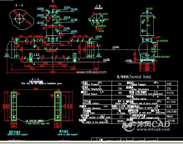 除氧器及除氧水箱安装图