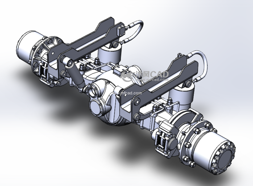 卡车的传动件 solidworks机械设备模型下载 沐风图纸