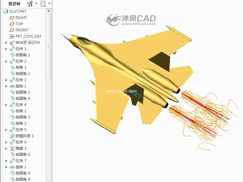 苏27战斗机(原创作品)