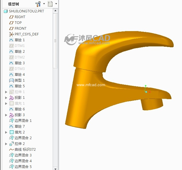 家用水龙头模型