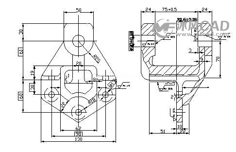 被加工零件工序图