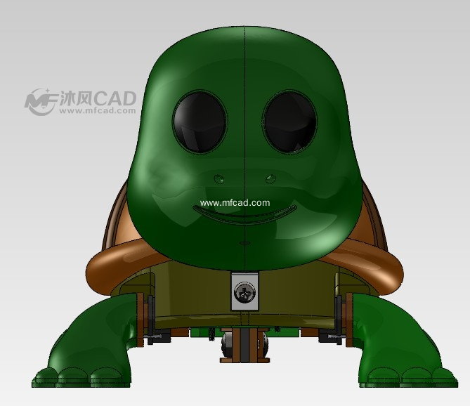 小乌龟玩具机器人 - solidworks机械设备模型下载 - 沐风图纸
