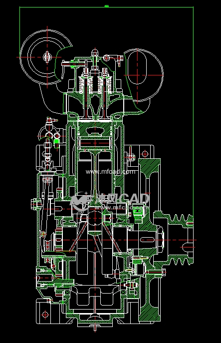单缸柴油机 - 机加工类钣金图纸和模型下载 - 沐风图纸