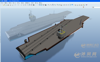 美国航空母舰(原创)-海洋船舶图纸-沐风网