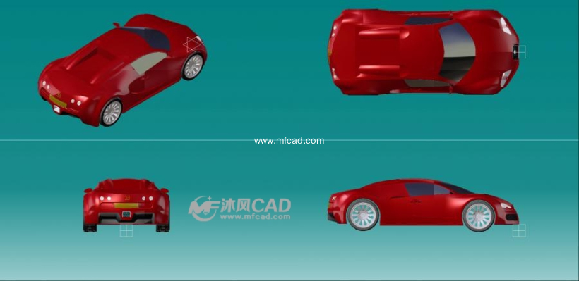 产品四面效果图