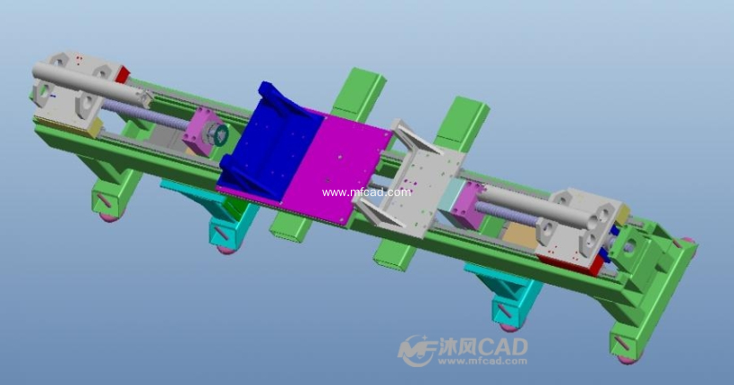 一款自动线随行夹具上料下料夹紧松开自动设备