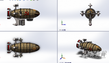 基洛夫飞艇三视图