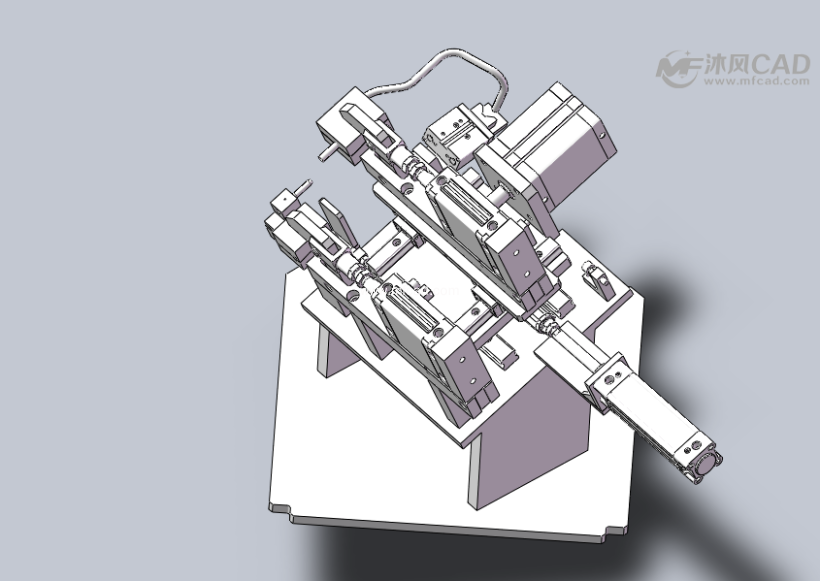 浮动平台模型轴视图
