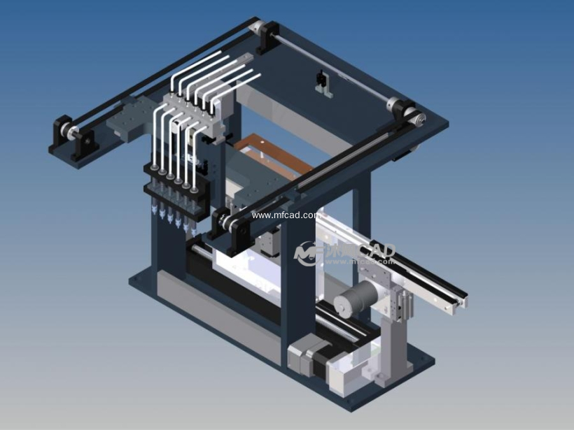 自动上料定位夹紧机构