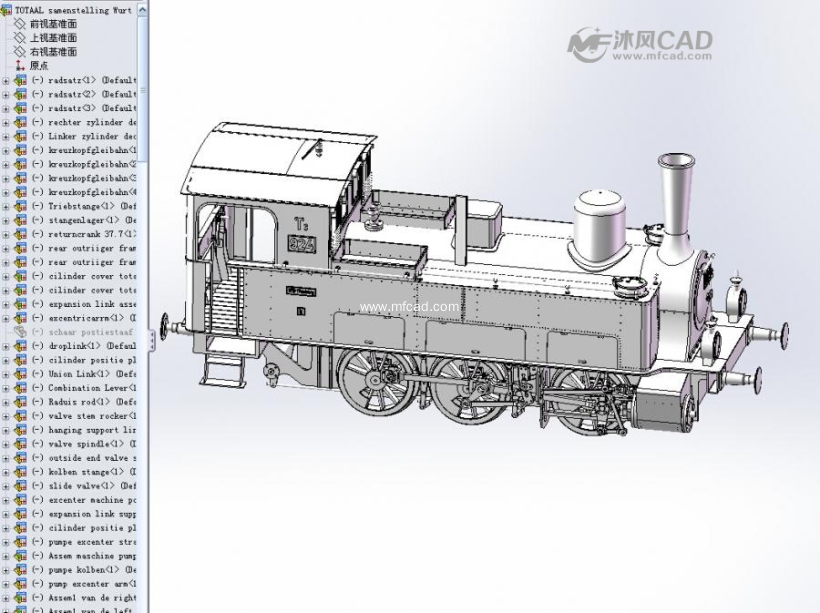火车头老式蒸汽机车