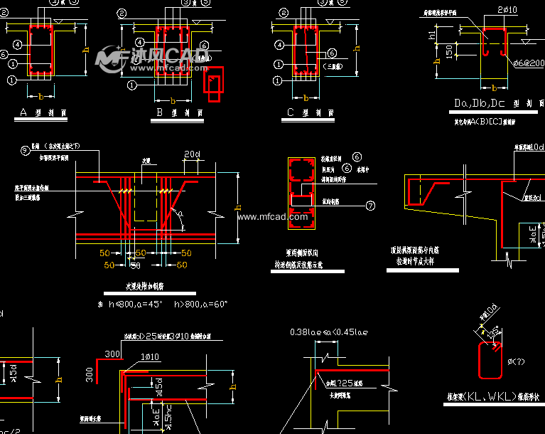 框架梁的平法表示 框架梁的平法标注