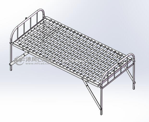 简易的铁质床设计
