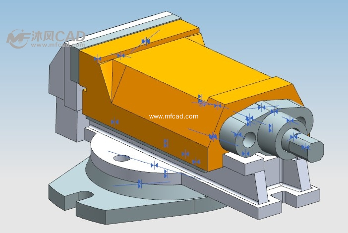 平口钳整体结构