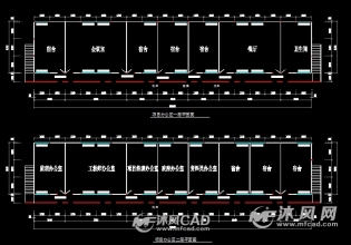 活動板房建築平面圖-建築圖紙-沐風網