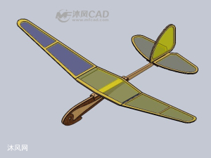 飞机玩具模型图 - solidworks玩具公仔类模型下载 - 沐风图纸