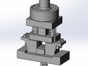 汽车u形件冲孔弯曲模具整套完整图纸