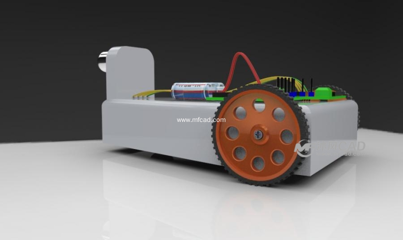 一款小型機器人創意設計模型 - solidworks機械設備模型下載 - 沐風