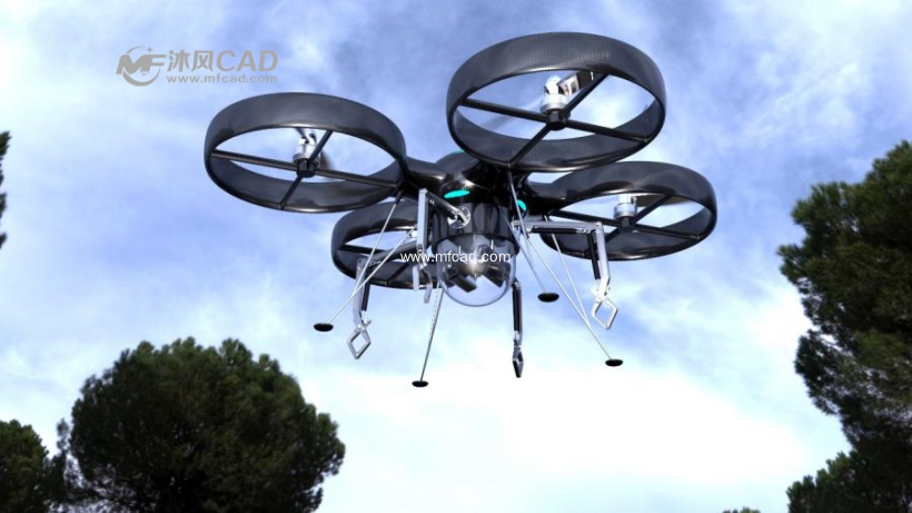 大遥控四旋翼飞行器设计