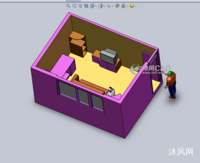 ����3D���岼�����ģ��ͼֽ�ϼ��ķ���ͼ