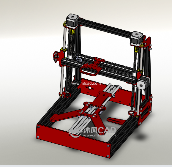 3d打印机机械结构设计模型