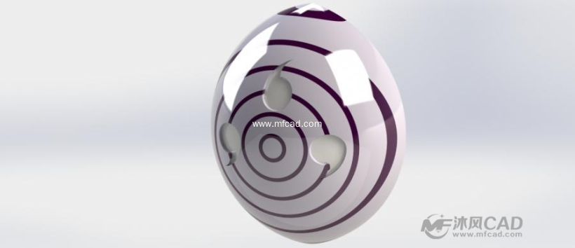 火影忍者之宇智波带土面具设计模型