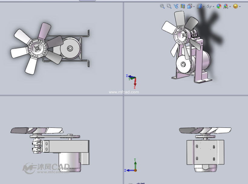 最简单的机电一体化作品模型