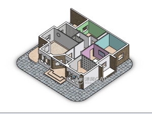 3d房屋室內整體設計模型