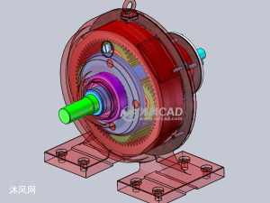 行星齒輪箱三維模型