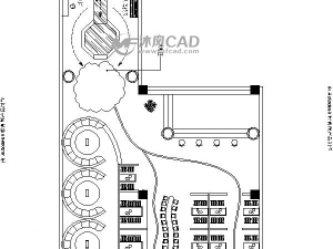 酒吧式烧烤平面布置图