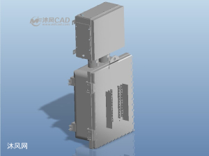 两款电力配电板外壳模型