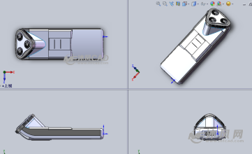 飞利浦剃须刀电器三视图