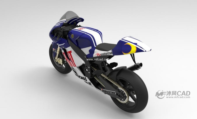 泡妞神器之炫酷摩托车设计模型