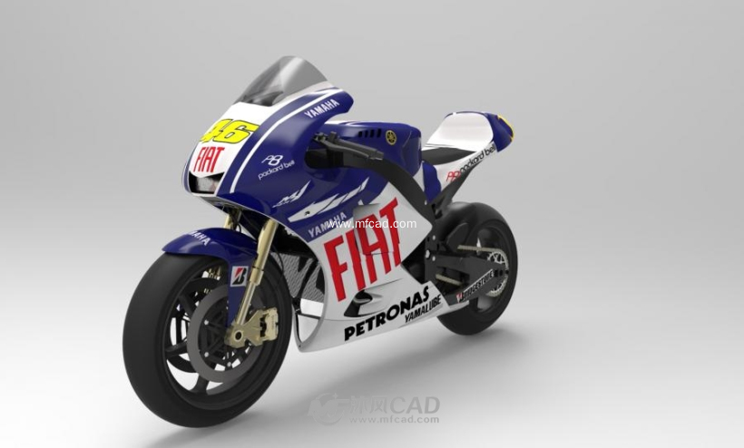 泡妞神器之炫酷摩托车设计模型